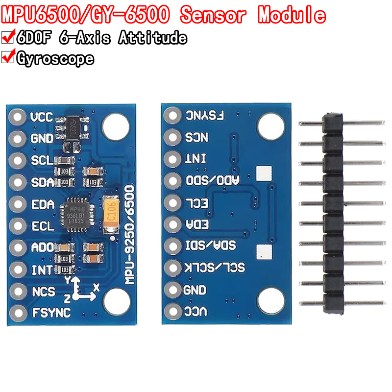 Accelerometer Mpu6050 - IIC I2C SPI MPU6500 MPU-6500 Module