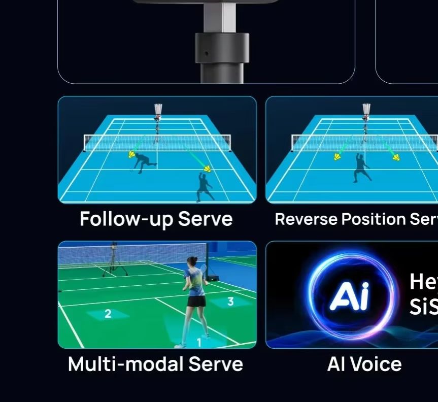 Robot Remote Control - Robot de badminton intelligent 4D pour