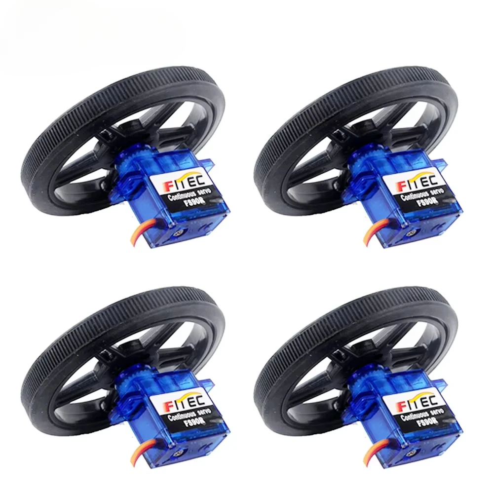 Micro Servo - 4 ensembles de servos Feetech FS90R,