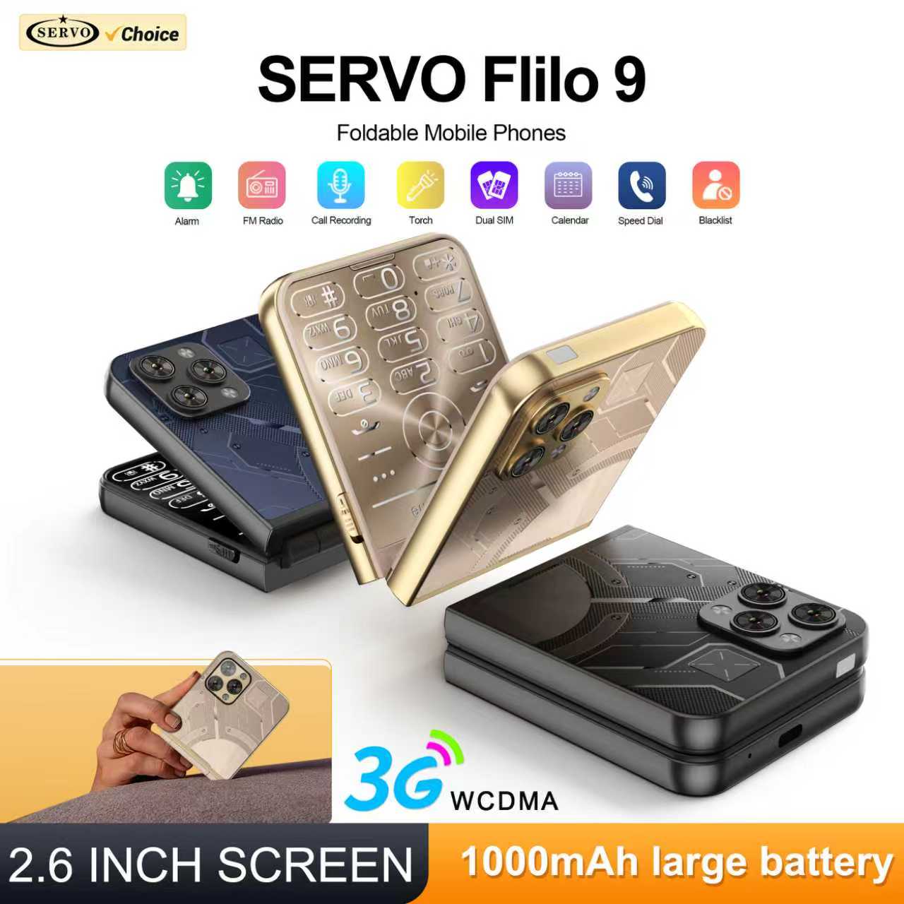 SERVO Flilo9 téléphone portabl - Servo Pan Tilt avis et prix